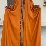 Orange qabow dress